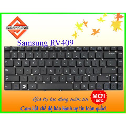 Bàn Phím Laptop Samsung NP-RC410 NP-RV409 NP-RV410 NP-RV411 NP-RV415 NP-RV420 - Thay Thế Chất Lượng Cao, Bảo Hành 9 Tháng