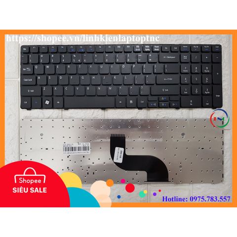 Phím Laptop Acer Aspire 5742, 5745, E1-571, 5810, 5820 - Phụ Kiện Chất Lượng Nhập Khẩu, Dễ Dàng Lắp Đặt, Bảo Hành 9 Tháng