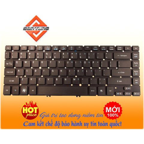 Bàn Phím Laptop Acer V5-471 V5-431 - Phụ Kiện Chất Lượng Cao, Thiết Kế US Layout, Bảo Hành 9 Tháng