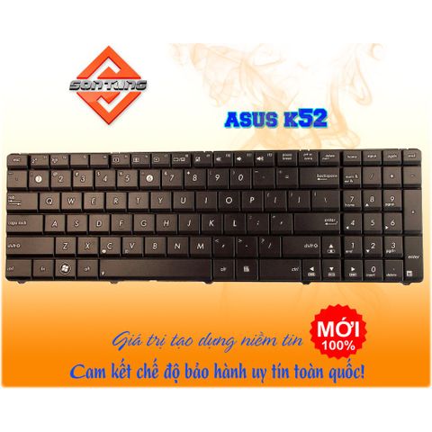 Bàn Phím Laptop ASUS K52 K53E X55C Thay Thế - Độ Nảy Tốt, Bền Màu Nhập Khẩu, Phù Hợp Các Dòng Máy K52F K53S X53E