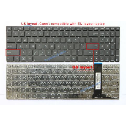Bàn phím laptop Asus N56J N56V N56JN N56VM N56VZ - Phụ kiện thiết bị số chính hãng, chất lượng cao, bảo hành 100%