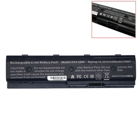 Pin Laptop HP 6 Cell Chính Hãng DV4-5000 DV6-7000 DV7-7000 HSTNN-LB3N - Bảo Hành 100% Mới Nhập Khẩu, Chất Lượng Cao