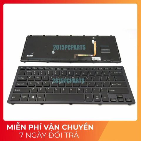 Bàn phím Laptop Sony Vaio SVF14N22SGB SVF14NA1EW SVF14N22SGS - Phụ kiện chất lượng cao, bảo đảm tương thích hoàn hảo
