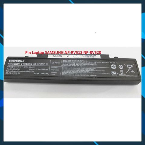 Pin Laptop SAMSUNG NP-RV513 NP-RV520 6 Cell Chính Hãng - Pin Zin Đen, Bảo Hành 100%, Đảm Bảo Chất Lượng Tốt Nhất