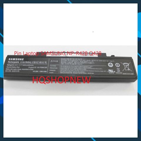 Pin Laptop SAMSUNG NP-R428 Q428 6 Cell Chính Hãng - Bảo Hành 100% Mới - Phụ Kiện Thiết Bị Số Đen