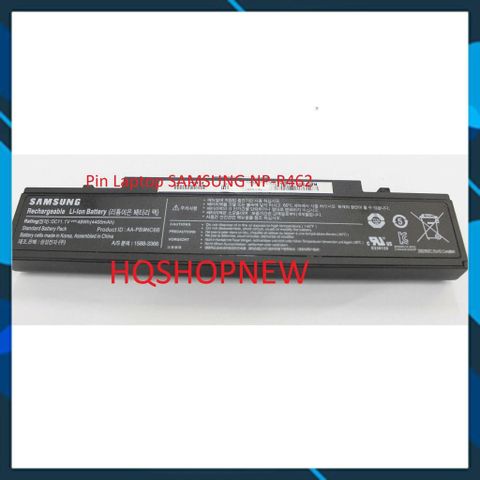 Pin Laptop SAMSUNG NP-R462 - 6 Cell Chính Hãng Đen, Bảo Hành 100%, Sản Phẩm Mới Nhập Khẩu, Phụ Kiện Thiết Bị Số