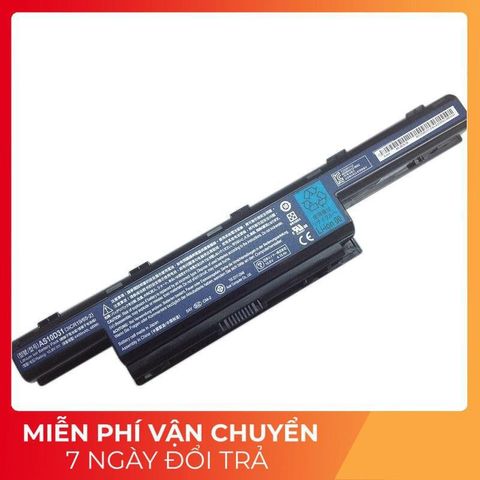 Pin Laptop Chính Hãng Acer Aspire 4771/4771G/4771Z/5250/5251/5252/5253 - 6 Cell Đen, Bảo Hành 100% Sản Phẩm Mới