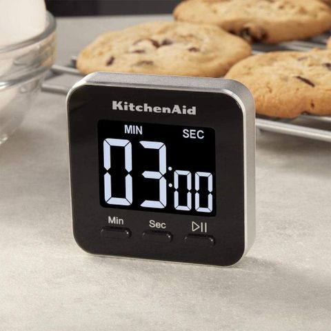 Đồng hồ hẹn giờ nấu ăn KitchenAid KQ900G màu đen - Thời gian chính xác cho món ăn hoàn hảo, dễ sử dụng, pin bền lâu.