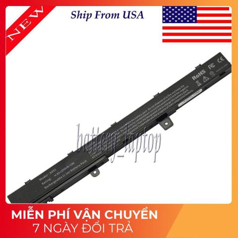 Pin Laptop Asus X451 X451C X451CA - 4 Cell Black - Chính Hãng, Bảo Hành 100% và Chất Lượng Đảm Bảo