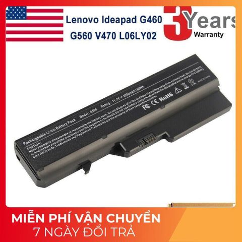 Pin Laptop Lenovo G570 G570A G570AH G570E - 6 Cell Chất Lượng Cao, Bảo Hành Mới 100% Chính Hãng