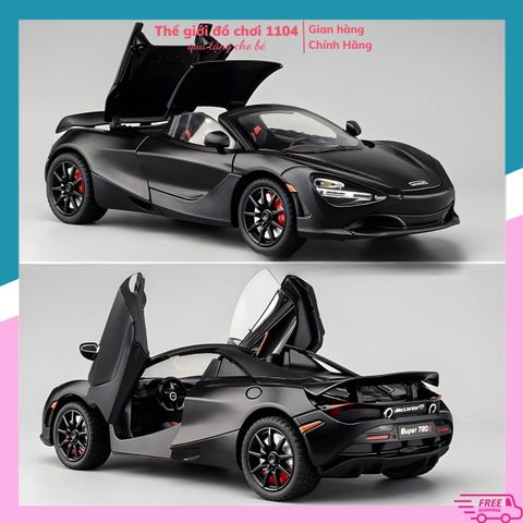 Xe Mô Hình Ô Tô Thể Thao 1:32 Hợp Kim - McLaren, Aston Martin, Koenigsegg với Đèn Nhạc và Mở Cửa - Quà Tặng Ý Nghĩa Cho Trẻ Em và Người Lớn