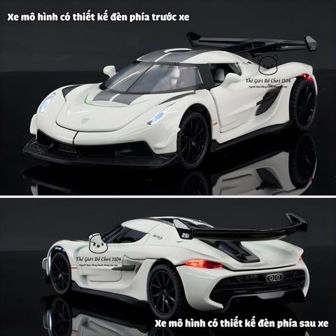 Xe Mô Hình Ô Tô Thể Thao 1:32 Hợp Kim - McLaren, Aston Martin, Koenigsegg với Đèn Nhạc và Mở Cửa - Quà Tặng Ý Nghĩa Cho Trẻ Em và Người Lớn