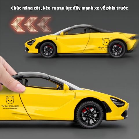 Xe Mô Hình Ô Tô Thể Thao 1:32 Hợp Kim - McLaren, Aston Martin, Koenigsegg với Đèn Nhạc và Mở Cửa - Quà Tặng Ý Nghĩa Cho Trẻ Em và Người Lớn