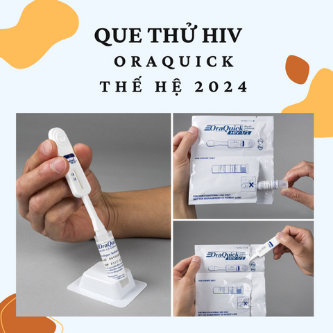 Bộ Xét Nghiệm HIV Oraquick Bằng Dịch Miệng - Kiểm Tra Sức Khỏe Nhanh Chóng Tại Nhà Trong 20 Phút - Chính Hãng BioTech US