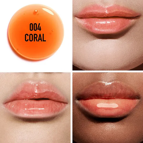 Son Dưỡng Dior Addict Lip Glow Màu 004 Coral - Son Bóng Cao Cấp Màu Cam San Hô Hàng Chính Hãng Dưỡng Ẩm Môi Tự Nhiên