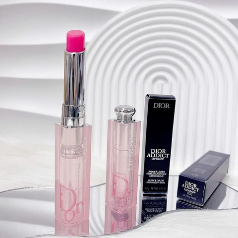 Son Dưỡng Dior Addict Lip Glow 008 Ultra Pink - Son Môi Dưỡng Ẩm Cao Cấp, Màu Hồng Nhạt, Thiết Kế Sang Trọng Chính Hãng