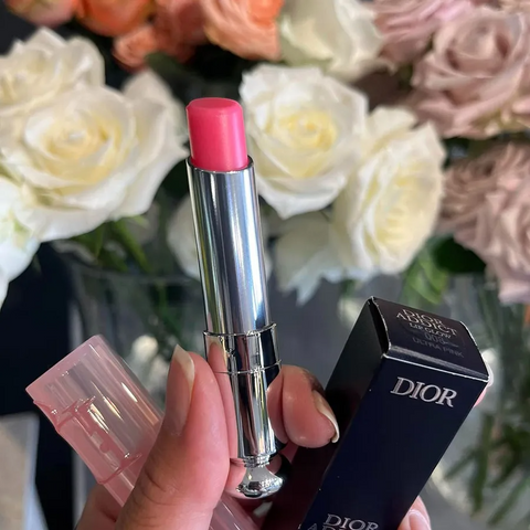 Son Dưỡng Dior Addict Lip Glow 008 Ultra Pink - Son Môi Dưỡng Ẩm Cao Cấp, Màu Hồng Nhạt, Thiết Kế Sang Trọng Chính Hãng