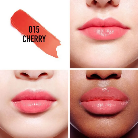 Son Dưỡng Dior Addict Lip Glow 015 Cherry - Son Môi Cao Cấp Màu Đỏ Cherry, Dưỡng Ẩm, Làm Đẹp Tự Nhiên, Chính Hãng