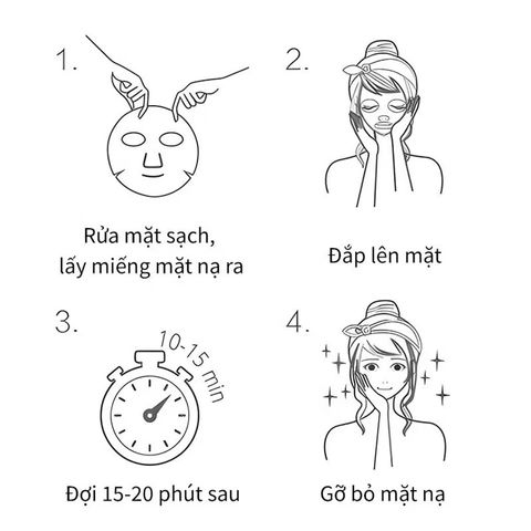 Mặt Nạ DIXTOWA Sáng Da Căng Mọng Nhật Bản 25ml - Hộp 5 Miếng Chăm Sóc Da Dưỡng Ẩm, Bền Đẹp, Rạng Rỡ