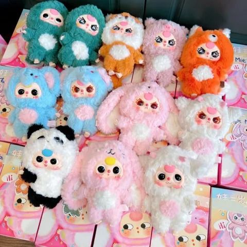 Móc Khóa Treo Túi Baby Three Big - Móc Khóa Nhồi Bông Dễ Thương, Phụ Kiện Thời Trang Hàng Đầu Cho Những Fan Của Sự Đáng Yêu