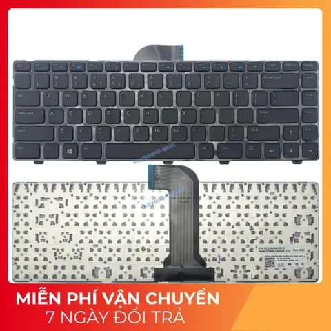 Bàn Phím Dell Inspiron 3421 14-3421 3437 - Phụ Kiện Thiết Bị Số Chất Lượng cao, Phím Nhạy, Bao Gồm Box