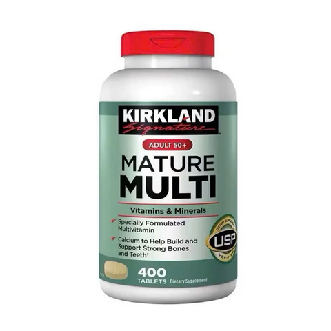 Vitamin Tổng Hợp Kirkland Mature Adults 50+ Multi 400 Viên - Hỗ Trợ Sức Khỏe Toàn Diện Cho Người Trên 50 Tuổi