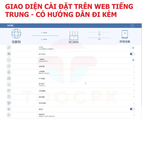 Bộ Phát Router Wifi6 H3C Magic RC3000 AX3000 Mbps - WiFi 6 Chính Hãng với Công Nghệ MESH Xuyên Tường và Cài Đặt Dễ Dàng