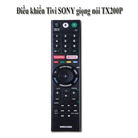 Điều Khiển Tivi Sony Voice Remote RM-TX200P - Có Pin Tặng Kèm, Thay Thế Smart TV LCD, Plasma, LED
