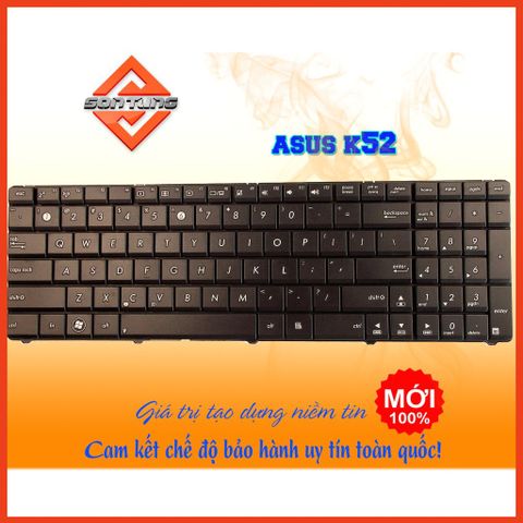Bàn Phím Laptop ASUS K52 K52F K52J K53S K53E X53E A53E X55A - Thay Thế Chất Lượng Cao, Bảo Hành 09 Tháng, Giao Hàng Nhanh
