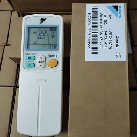 Remote Điều Hòa 2 Chiều Chính Hãng Daikin ARC433A46 - Bảo Hành 3 Tháng, Phụ Kiện Máy Lạnh Chất Lượng Cao