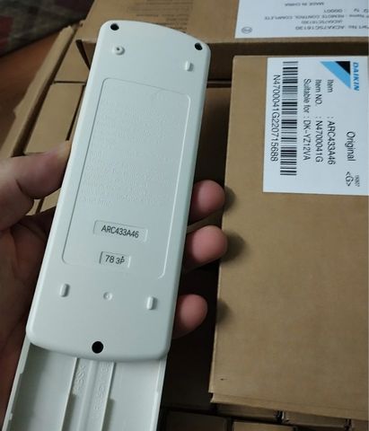 Remote Điều Hòa 2 Chiều Chính Hãng Daikin ARC433A46 - Bảo Hành 3 Tháng, Phụ Kiện Máy Lạnh Chất Lượng Cao