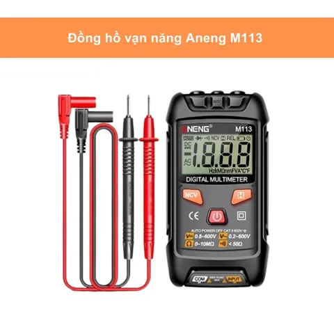 Đồng Hồ Đo Điện Diymore ANENG M113 - Đồng Hồ Vạn Năng Kỹ Thuật Số Đo Điện Áp, Dòng Điện, Điện Trở, An Toàn, Tiện Lợi