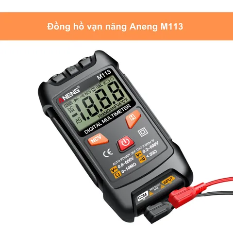 Đồng Hồ Đo Điện Diymore ANENG M113 - Đồng Hồ Vạn Năng Kỹ Thuật Số Đo Điện Áp, Dòng Điện, Điện Trở, An Toàn, Tiện Lợi