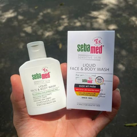 Sữa Rửa Mặt & Tắm Toàn Thân Sebamed 50ml - Dành Cho Da Nhạy Cảm, Giữ Ẩm, Làm Sạch Nhẹ Nhàng, Sản Phẩm Chất Lượng Từ Đức