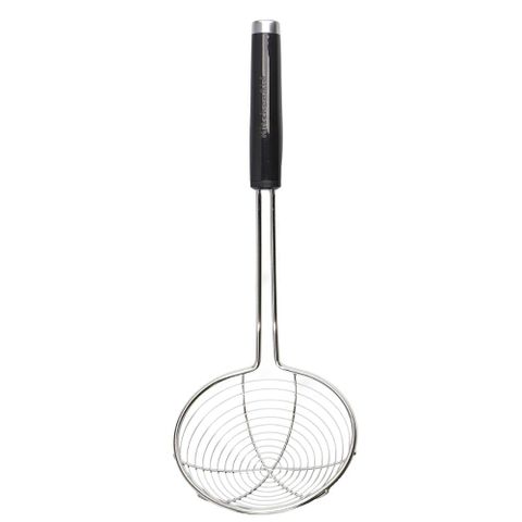 Muôi Thủng KitchenAid KCG010OHOBE Màu Đen - Dụng Cụ Nhà Bếp Thép Không Gỉ, Tiện Lợi, Dễ Dàng Vệ Sinh, Tay Cầm Sang Trọng