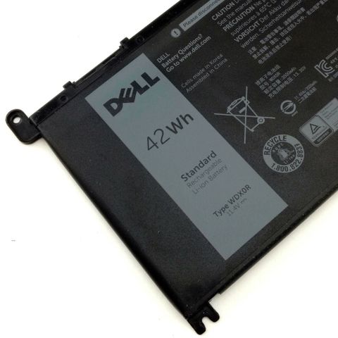 Pin Laptop DELL Latitude 13 3189 3379 3480 3488 WDX0R - Pin Chính Hãng Đen 42w, Linh Kiện Laptop Chất Lượng Cao