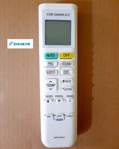 Điều Khiển Điều Hòa Daikin ATKA ATKQ ATKC ATF FTHF FTC FTKQ - Hàng Mới, Tặng Pin - Phù Hợp 1HP đến 2.5HP, Thiết Kế Gọn Nhẹ