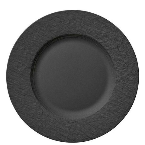 Đĩa ăn tối Villeroy & Boch Rock 27cm - Sứ Mờ Đen Sang Trọng, Dùng Hàng Ngày, Tiện Lợi trong Máy Rửa Chén và Lò Vi Sóng