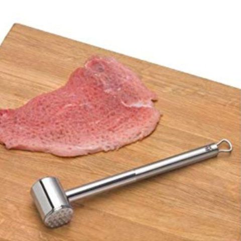 Búa Dần Thịt WMF Profi Plus Inox 18/10 Cao Cấp - Dụng Cụ Làm Mềm Thịt Chuyên Nghiệp Cho Steak, Thịt Chiên, An Toàn Với Máy Rửa Chén