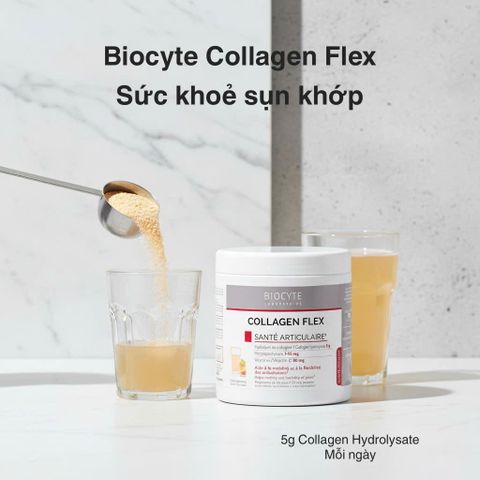 Collagen Flex Bột Bổ Xương Khớp Biocyte - Thực Phẩm Bổ Sung Đặc Biệt Cho Sức Khỏe Khớp Và Hệ Vận Động, Giàu Dưỡng Chất, 8g/Ngày