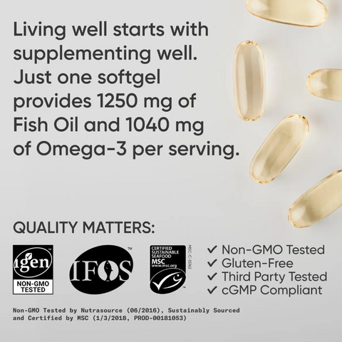 Viên Dầu Cá Omega-3 Triple Strength Sports Research 150 Viên - Bổ Sung EPA DHA Tinh Khiết, Dễ Uống, Hàng Mỹ