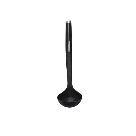 Muôi canh KitchenAid KCG006OHOBE màu đen - Dụng cụ nhà bếp nylon chống bám bẩn, chịu nhiệt đến 232°C, thiết kế tiện dụng