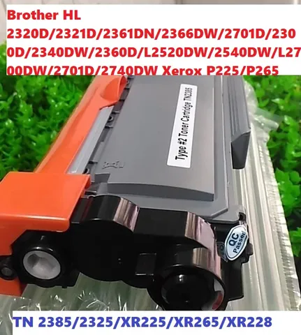 Hộp Mực Thay Thế TN 2385 cho Máy In Laser Brother HL-2300/2320/2340/2360/2380 & Xerox P225, P265 - Chất Lượng Cao, In Sắc Nét