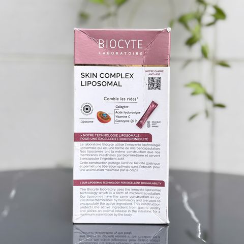 Viên Uống Thực Phẩm Bổ Sung Da Biocyte Skin Complex Liposomal 14 - Nhập Khẩu Pháp, Dạng Uống Tiện Lợi Cho Người Trưởng Thành