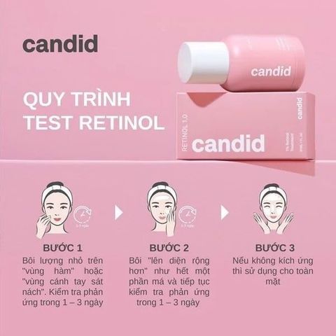 Bộ Đôi Candid Tinh Chất Retinol 0.5 + B5 Cica 10ml - Dưỡng Ẩm Và Trẻ Hóa Da, Phục Hồi Da Nhạy Cảm, Xuất Xứ Hàn Quốc