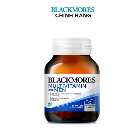 Viên Đa Vitamin Blackmores Dành Cho Nam Giới 50 Viên - Bổ Sung Vitamin & Khoáng Chất Hỗ Trợ Sức Khỏe Hàng Ngày