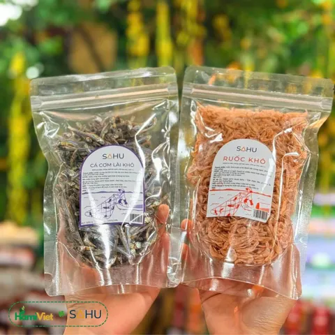 Cá Cơm Lài Khô Sahu - Đặc Sản Biển Sa Huỳnh, Giữ Vị Ngọt Tự Nhiên, 100g, Thích Hợp Chiên, Rim, Nấu Canh, Gỏi