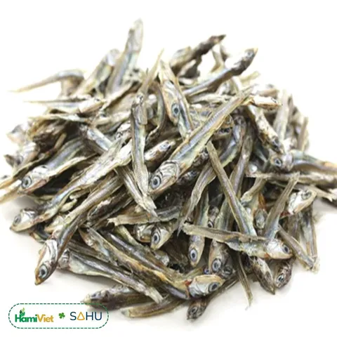 Cá Cơm Lài Khô Sahu - Đặc Sản Biển Sa Huỳnh, Giữ Vị Ngọt Tự Nhiên, 100g, Thích Hợp Chiên, Rim, Nấu Canh, Gỏi