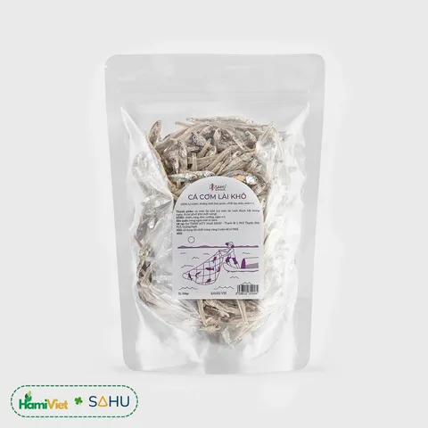 Cá Cơm Lài Khô Sahu - Đặc Sản Biển Sa Huỳnh, Giữ Vị Ngọt Tự Nhiên, 100g, Thích Hợp Chiên, Rim, Nấu Canh, Gỏi