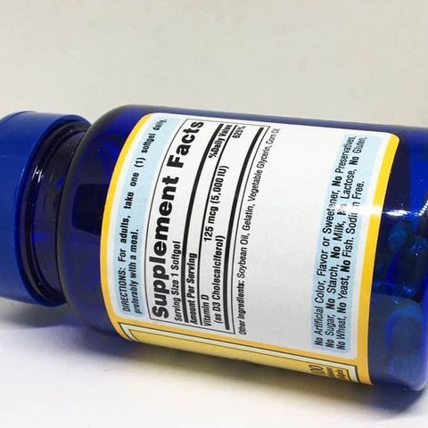 Viên uống bổ sung Vitamin D3 Puritan's Pride 125mcg 5000 IU - Hỗ trợ sức khỏe xương và hệ miễn dịch hiệu quả